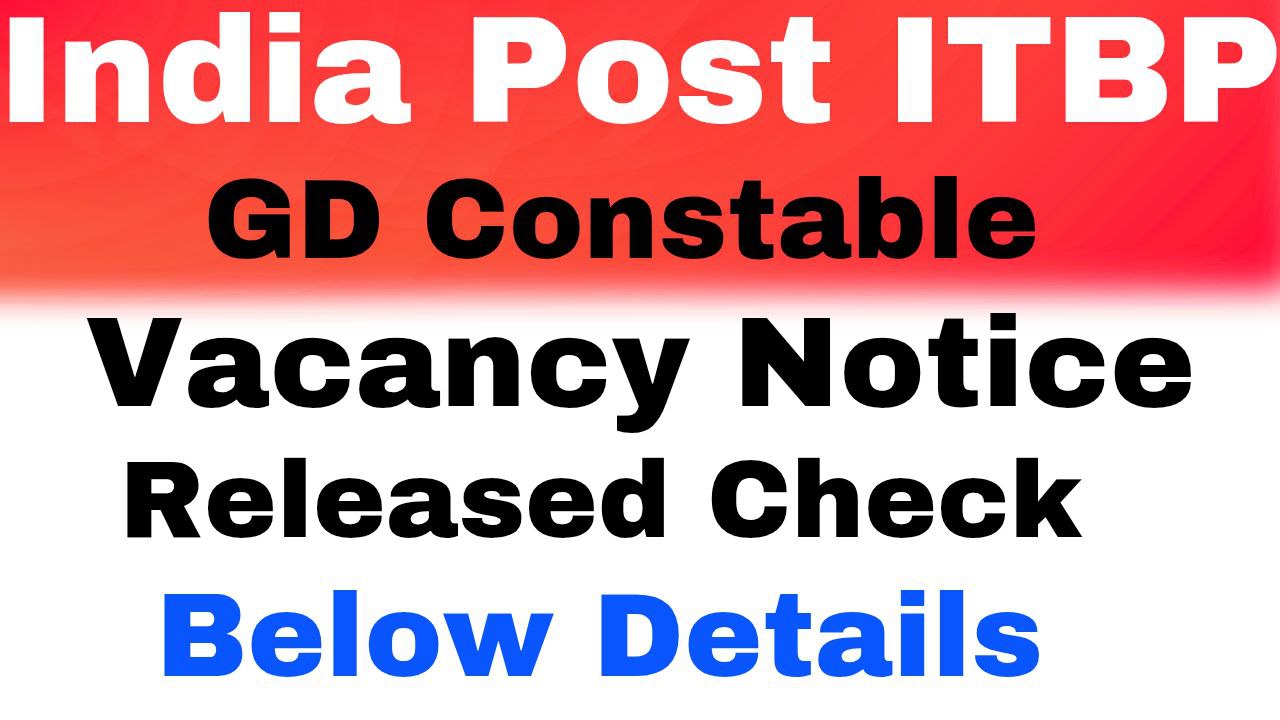 India Post ITBP GD Constable