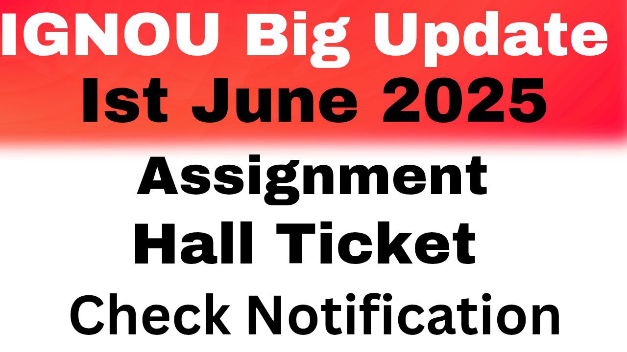 IGNOU Big Updates